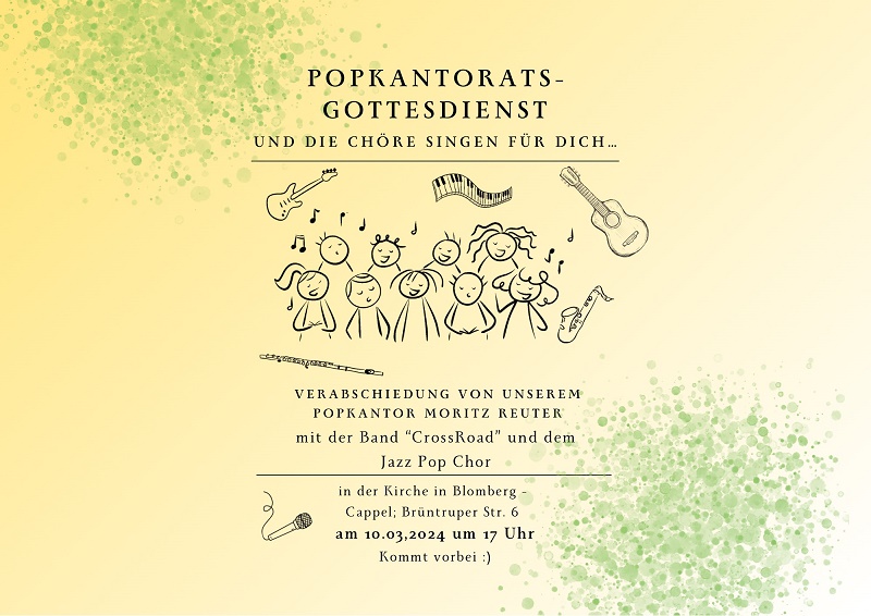 Verabschiedung und Neuanfang im Popkantorat