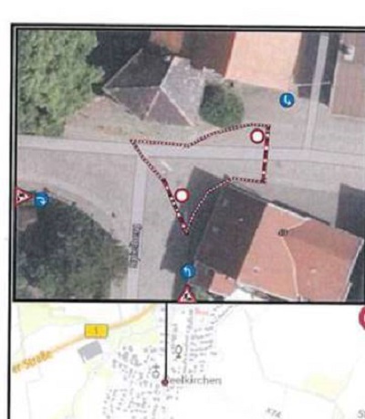 Vollsperrung der K 75 in Reelkirchen