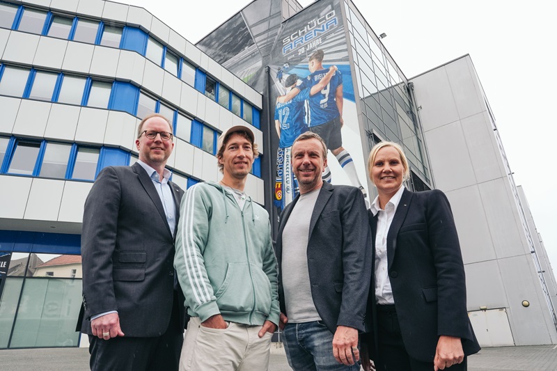 Schüco schenkt Arminia und seinen Fans ein emotionales Graffiti