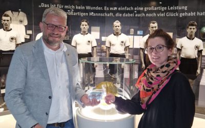 Original-Tickets zum WM-Finale 1954 im Fußballmuseum