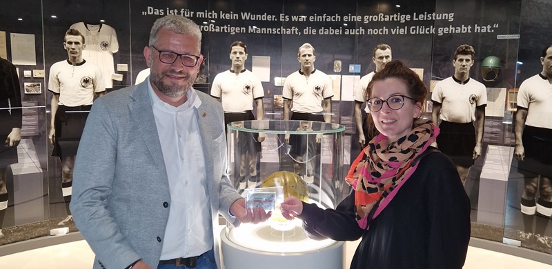 Original-Tickets zum WM-Finale 1954 im Fußballmuseum