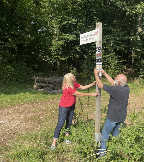 Der Blomberger Nelkenweg wird neu markiert