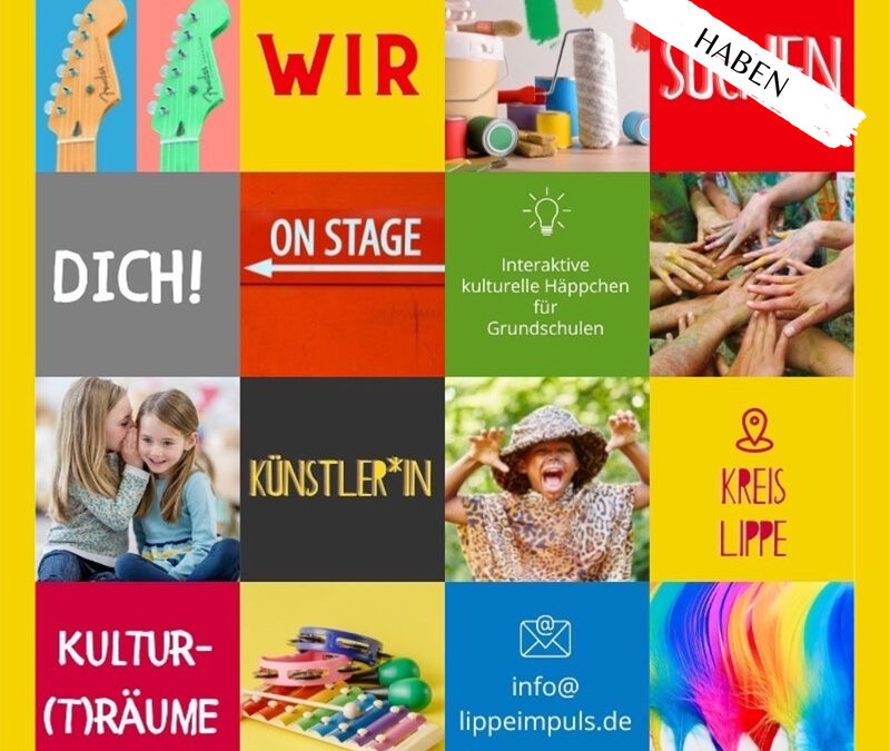 Neue Kultur(t)räume-Angebote für Grundschulen im Kreis Lippe buchbar