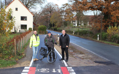 Fertigstellung des Bürgerradwegs in Hagendonop