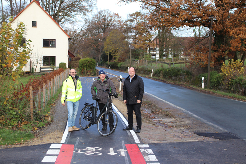 Fertigstellung des Bürgerradwegs in Hagendonop