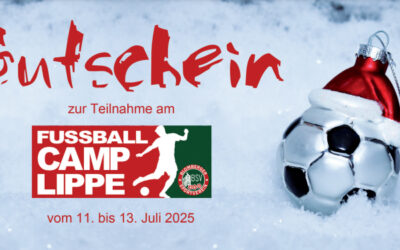 FussballCamp-Lippe: Termin steht, Gutscheine verfügbar