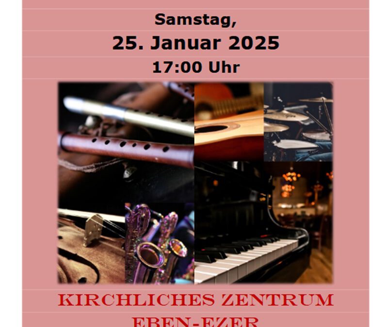 Konzert der Musikschule im kirchlichen Zentrum Eben-Ezer