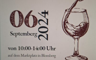 Wein-Wochenmarkt in Blomberg am 6. September