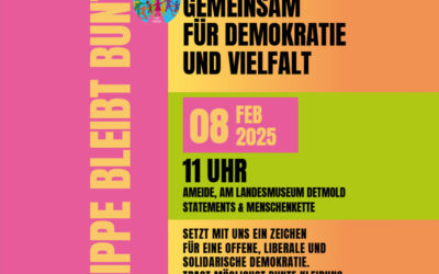 Lippe bleibt bunt! Gemeinsam für Demokratie und Vielfalt