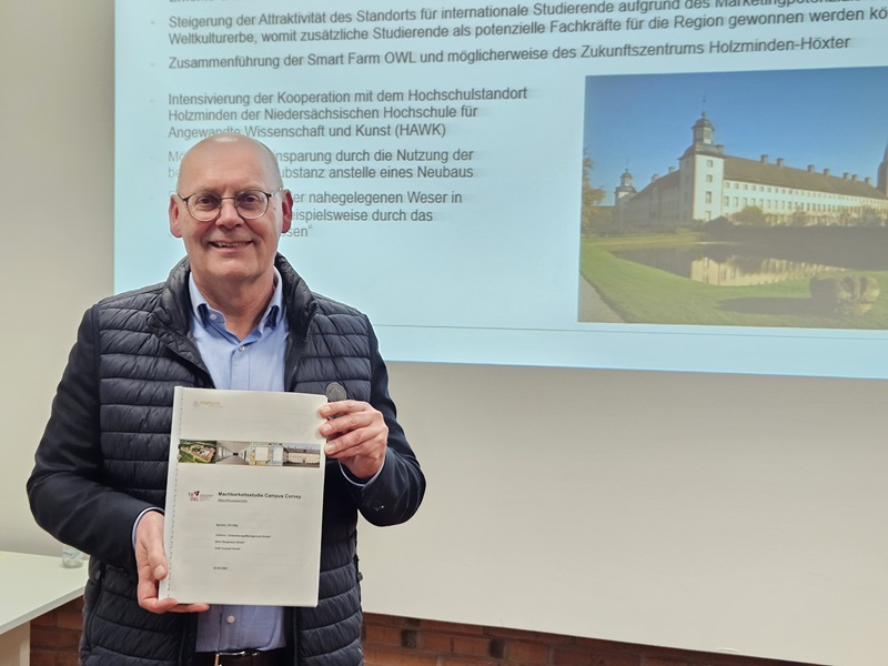 Ergebnisse der Machbarkeitsstudie „Vision Campus Corvey“ Finanzierenden vorgestellt