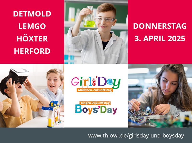 Am Girls’Day und Boys’Day in die Welt der Hochschule eintauchen