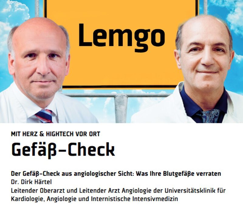 Klinikum Lippe lädt ein zum „Gefäß-Check“ im Lemgoer Rathaus