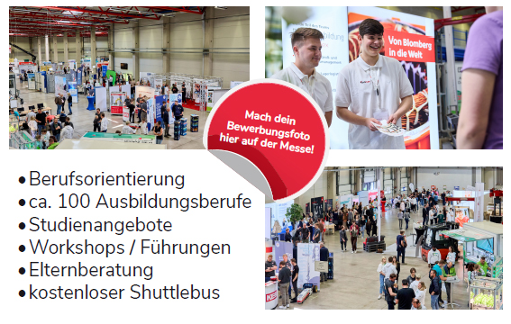 12. Blomberger Ausbildungsmesse am 10. Mai 2025: Praxis erleben, Zukunft gestalten