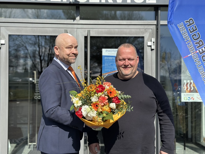Silbernes Dienstjubiläum von Dennis Krüger bei BVB