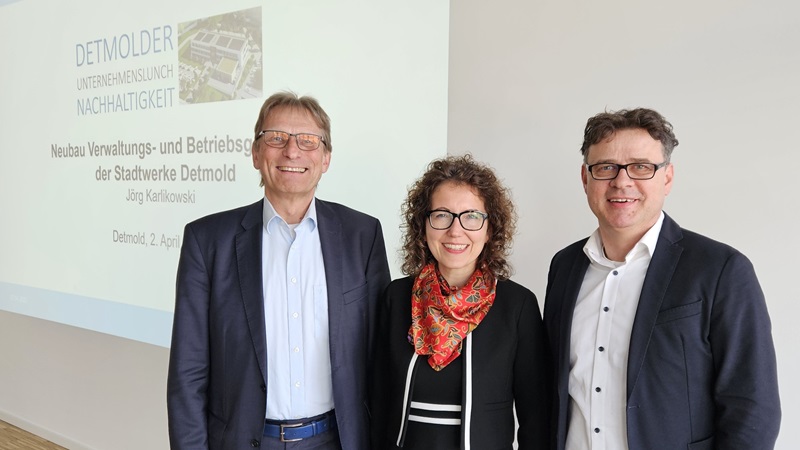 Detmolder Unternehmenslunch „Nachhaltigkeit“ bei den Stadtwerken Detmold