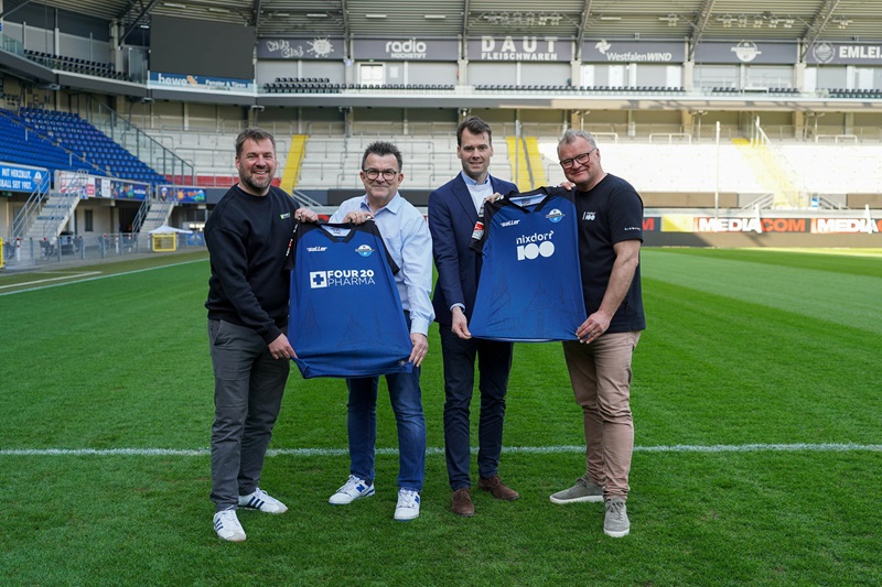 Besondere Hommage: „Nixdorf100“ gegen Düsseldorf auf dem Trikot