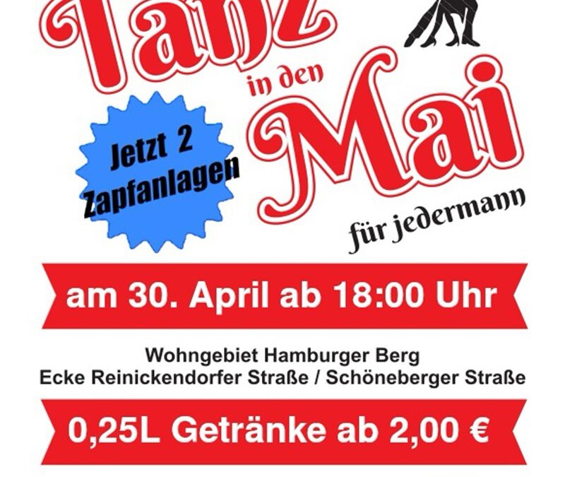 Ankerrott lädt zum Tanz in den Mai