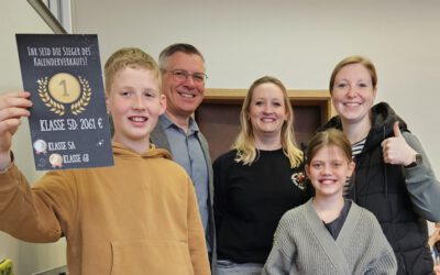 Charity am HVG: 6200 Euro durch Verkauf der HVG-Weihnachtskalender
