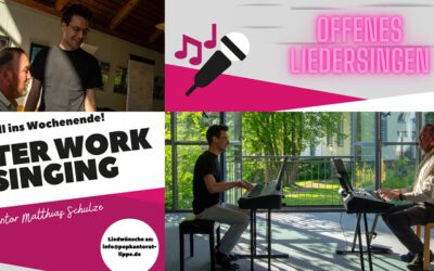 Afterwork-Singing des Popkantorates Lippe in Blomberg