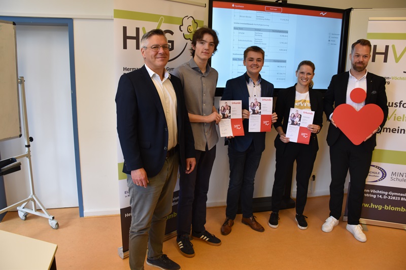 Das HVG Team „KalkuliertesRisiko“ erzielt bundesweiten Spitzenplatz beim Planspiel Börse