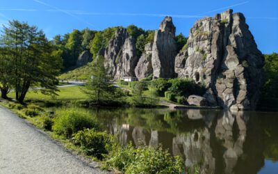 Die Externsteine werden zur Filmkulisse