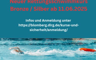 DLRG bietet neuen Rettungsschwimmkurs an