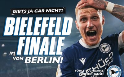 Arminia Bielefeld launcht Landingpage zum Pokalfinale