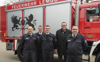 Feinschliff für die Fahrzeuge der Lemgoer Feuerwehr