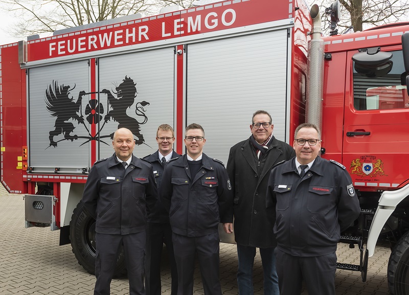 Feinschliff für die Fahrzeuge der Lemgoer Feuerwehr