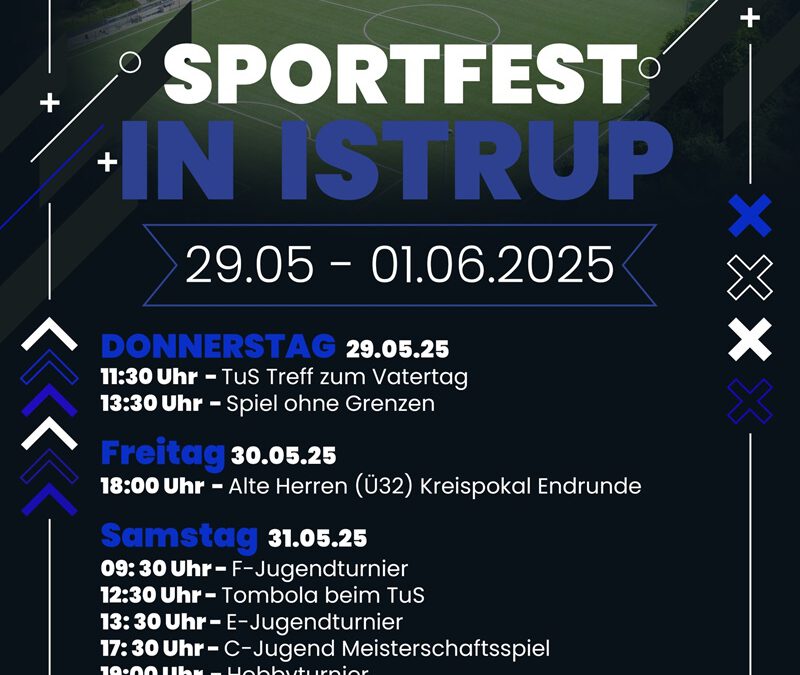 Sportfest in Istrup vom 29. Mai bis 1. Juni