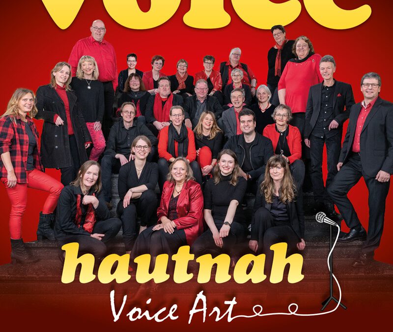 „We’re the voice“ – Frühjahrskonzert mit „hautnah VoiceArt“