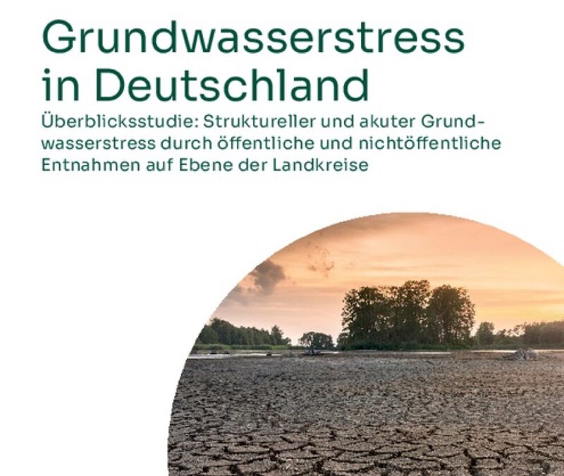 BUND stellt Studie zur Situation des Grundwassers bereit
