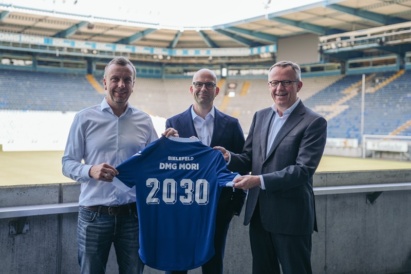 DMG MORI bleibt Partner von Arminia Bielefeld – Vertrag bis 2030 verlängert