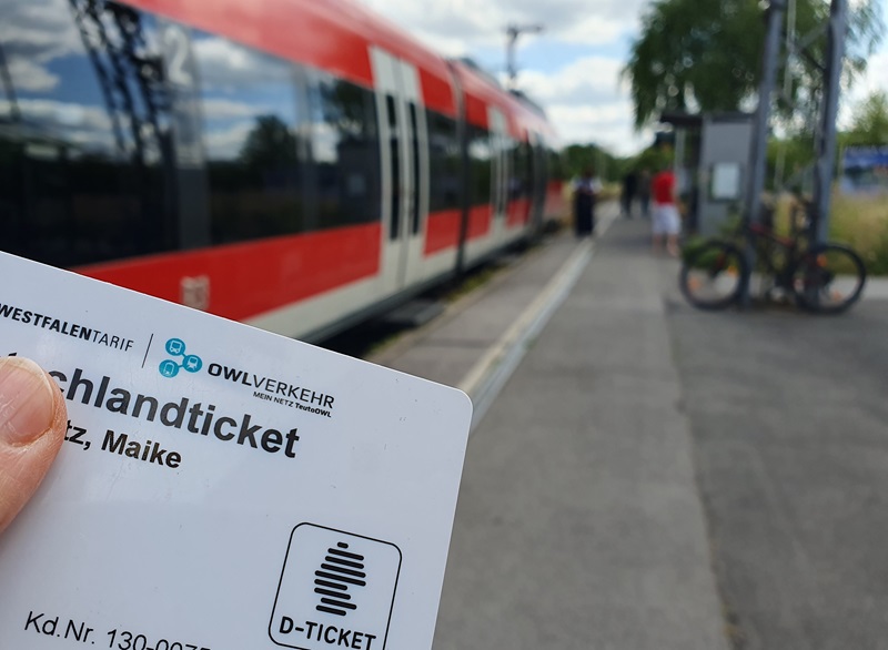 Leichtes Plus beim Deutschlandticket Standard im WestfalenTarif