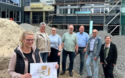 Innenhof-Umbau gestartet: Sekundarschule Blomberg wird grüner und lebendiger