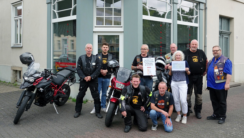 MC Blomberg unterstützt mit 1.500,- Euro