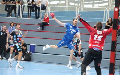 TBV Lemgo Lippe bezwingt Sparkasse Schwaz Handball Tirol