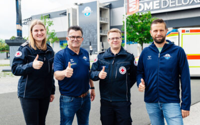 DRK-Ortsverein Schloß Neuhaus bleibt Partner des SCP07
