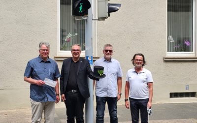 Zum Jubiläum ein Ampelmännchen