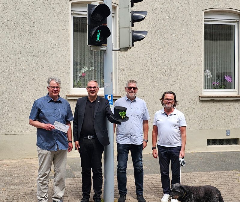 Zum Jubiläum ein Ampelmännchen