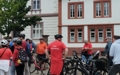 Sonntag zum dritten Abschnitt der Tour de Blomberg mit Bürgermeister Christoph Dolle