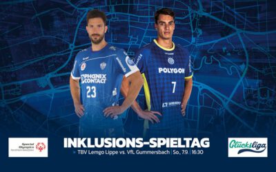 TBV Lemgo Lippe setzt beim Heimspiel mit Special Olympics und Glücksliga ein Zeichen für Inklusion