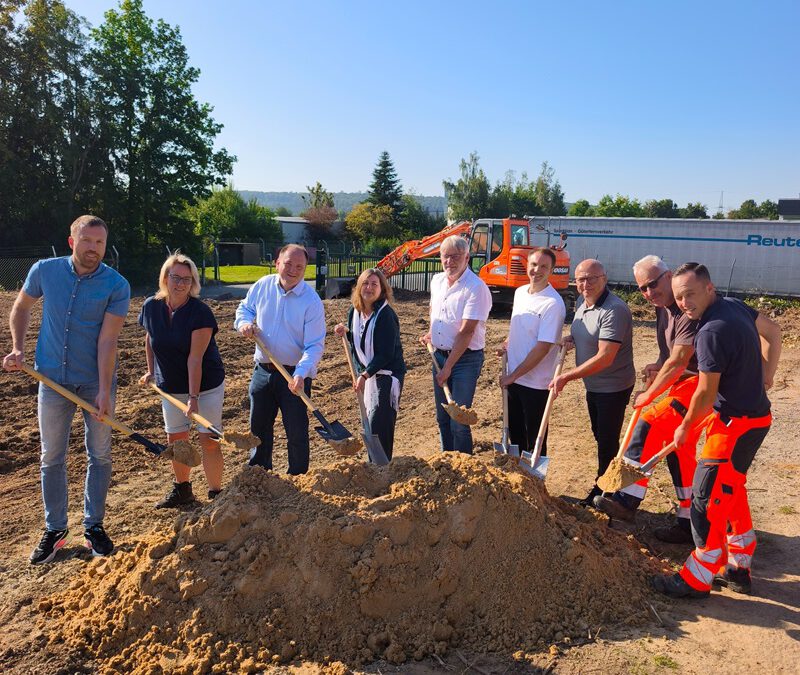 Spatenstich für neues Verwaltungs- und Funktionsgebäude am Baubetriebshof Blomberg