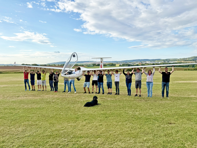 Eigenleistung: LSG Lippe-Südost erweitert Flugzeugpark