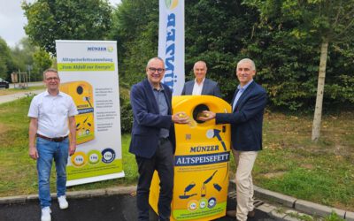 Container für Altspeisefett: In Lemgo wird gesammelt