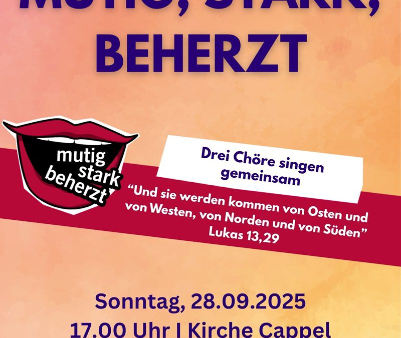Popkantoratsgottesdienst in der Kirche in Cappel