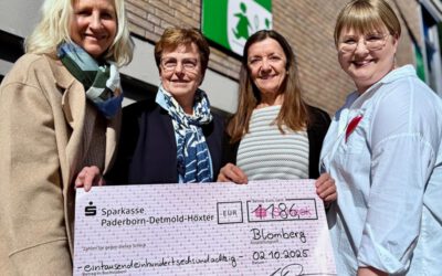 Blomberger Kunstmauer: Rückblick, Ausblick und Spendenübergabe