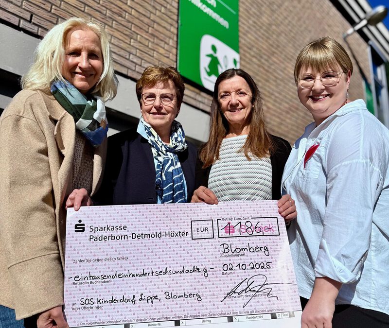 Blomberger Kunstmauer: Rückblick, Ausblick und Spendenübergabe