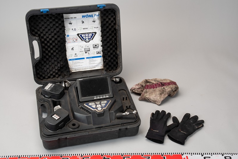 Inspektionskamera gefunden – Polizei sucht Eigentümer