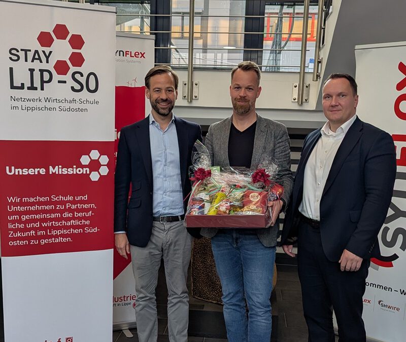 Netzwerk Wirtschaft-Schule „Stay LIP-SO“ tagt bei Synflex